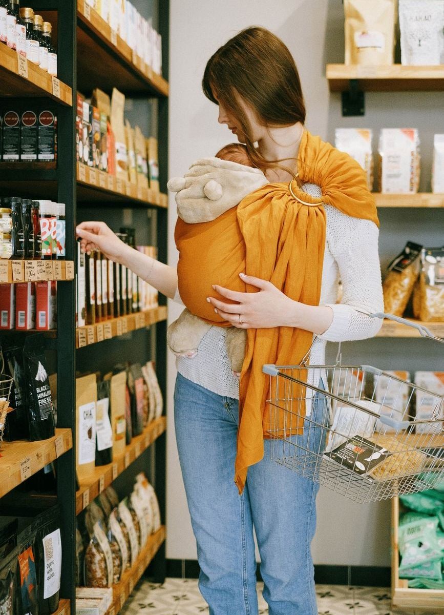 Baby Wrap Sutra Bambu Serenity — tampilan 2