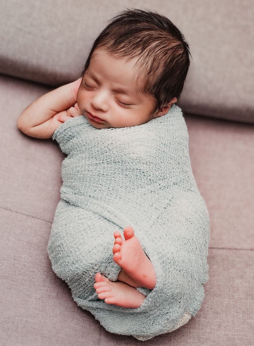 Selimut Rajut Heirloom Pointelle — tampilan 2