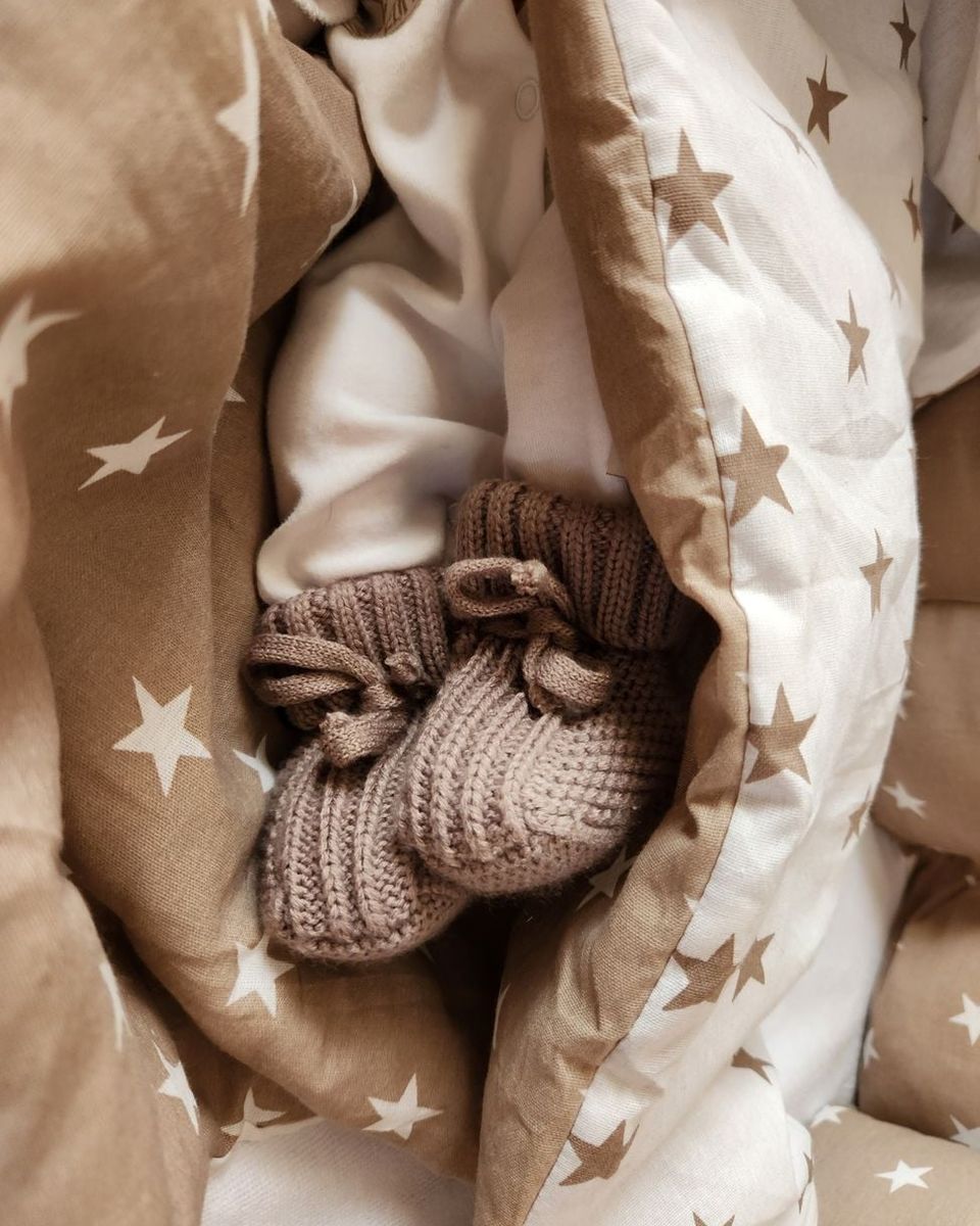 Selimut Rajut Heirloom Pointelle — tampilan 3